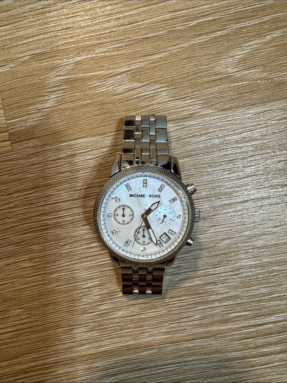 Michael Kors Women’s Ritz Silver watch